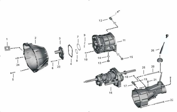МКПП Антилопа 2WD